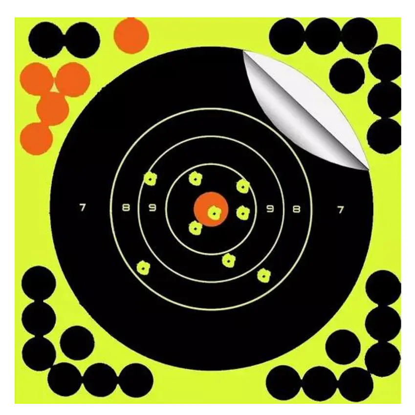TARGET PAPEL DE TIRO AL BLANCO 20 CM X 20 CM PRACTICA 1