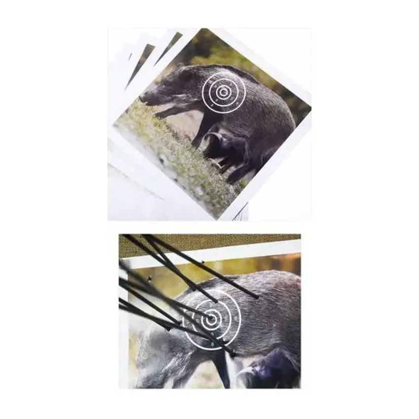 Target Papel De Tiro Al Blanco Jabali 44Cm X 44Cm Practica 4