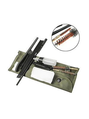 Set Kit Limpieza + Estuche - Pistola Rifle Armas