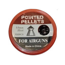 Poston For Airguns 100 PCS Pointed Pellets Cal 5.5 mm 