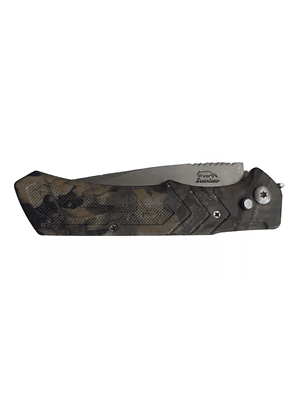  Cuchillo Corta pluma Automatico Diseño Pixelado Caza Outdoor