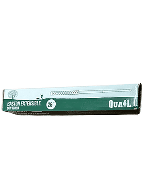 Baston Retractil Acero Defensa Personal 65 cm Quail