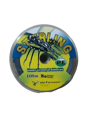Nylon Multifilamento De Pesca 4 Hebras-100m X 0.20 - 0.5mmx 12- 34kg