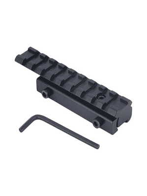 Adaptador Riel Rifle 11 - 22 mm Monopieza Miras
