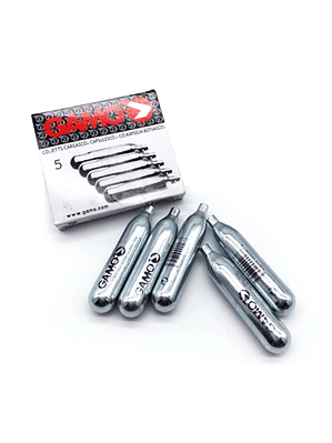 Pack 5 Capsulas CO2 Gamo 12 Gr 