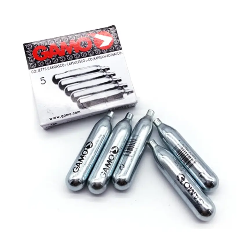 Pack 5 Capsulas CO2 Gamo 12 Gr  1