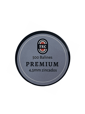 Balin Metálico TEC 500 PCS Premium Cal. 4.5 mm 