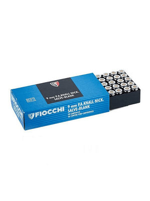 Munición Fogueo (sonido) Fiocchi 9mm Salve 50und