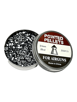 Poston For Airguns 250 PCS Pointed Pellets Cal. 5.5 mm