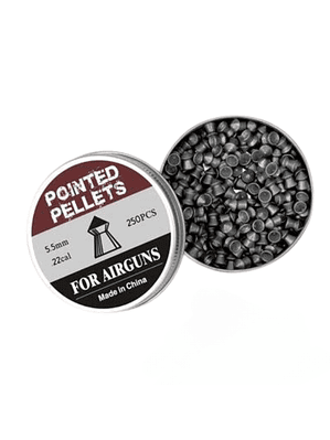 Poston For Airguns 250 PCS Pointed Pellets Cal. 5.5 mm
