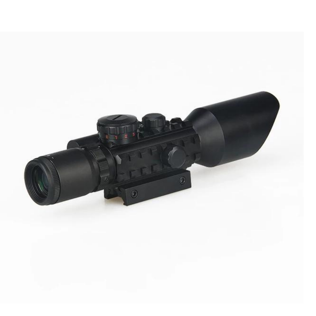 Mira Puntero Tactico Militar 10x42 + Laser Sight / Rifle Scope