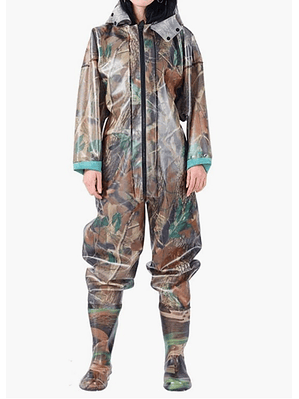 Traje de Pesca Caza Cuerpo Completo con Botas Impermeable
