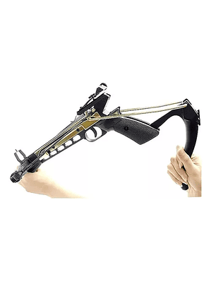Ballesta De Pistola Dx-80, Cuerpo De Metal, 80 Libras