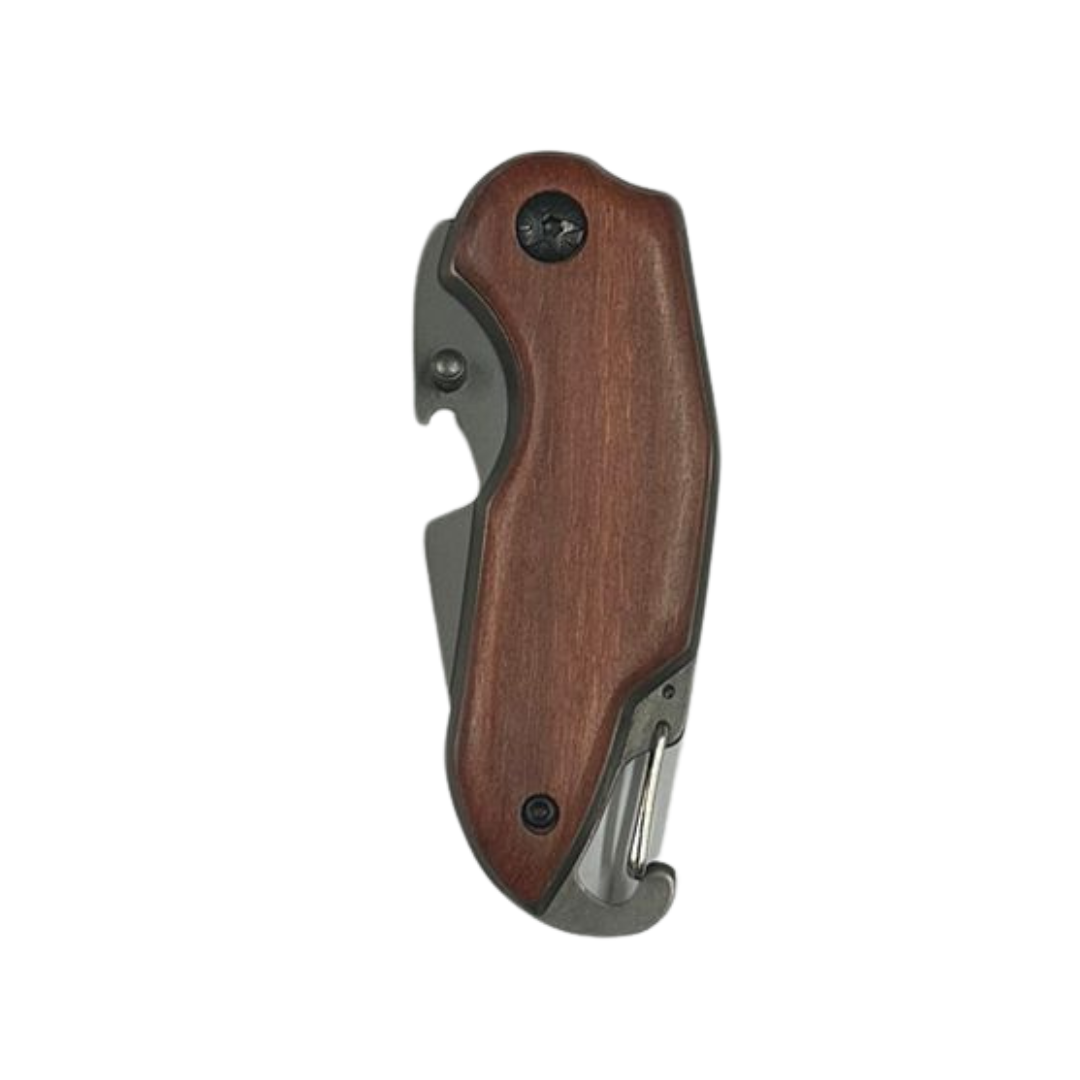 Corta Pluma Mini Táctico Militar Madera 