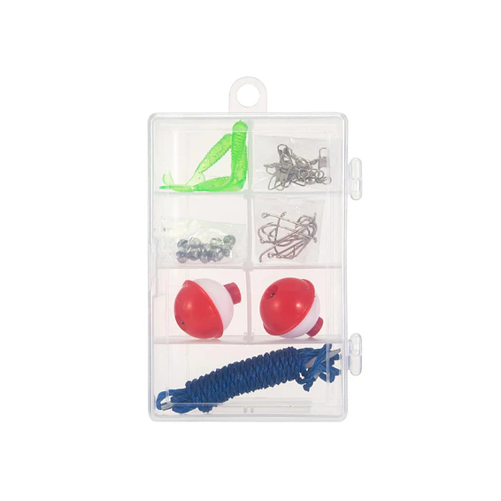 Set Pesca Caña De Pescar Telescópica Mosquero Carrete Pesca 9