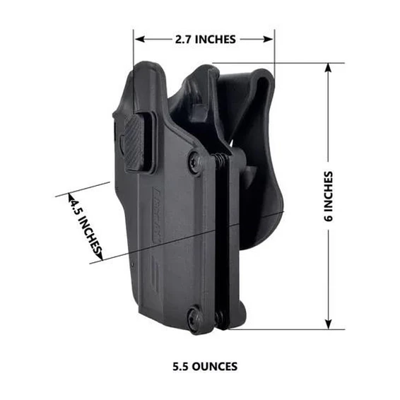 Funda Táctica Universal ARA Glock, SIG SAUER, CZ, RUGER, SPR 2
