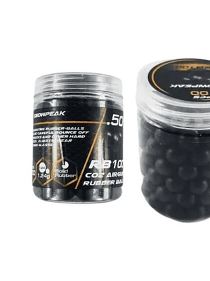 Bolas De Goma Snowpeak Reutilizables X300 Uds cal .50