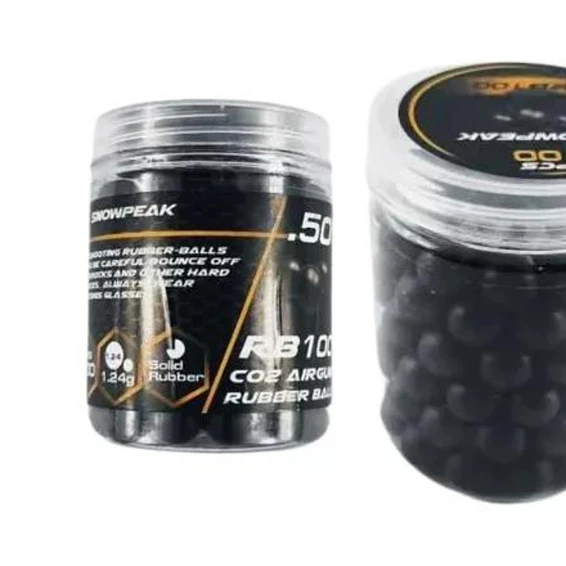 Bolas De Goma Snowpeak Reutilizables X300 Uds cal .50 2