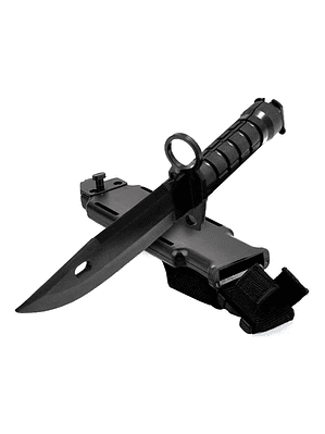 Cuchillo Practica Hoja Goma Funda Entrenamiento Militar