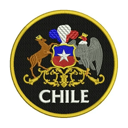Parche Uniforme Táctico Escudo Chile Sin Velcro