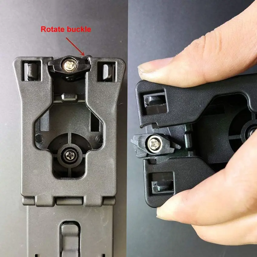 PORTA BASTON RETRÁCTIL - AJUSTE ANCHO CINTURON  360 GRADOS 5