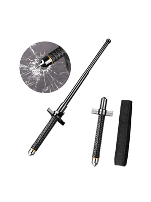 Baston Retractil Telescópica de Acero Autodefensa