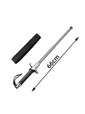 Baston Retractil Telescópica de Acero Autodefensa