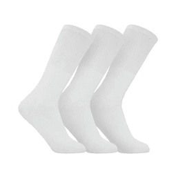 Pack (03) Calcetines Deportivos Basicos Largos Athletic Socks
