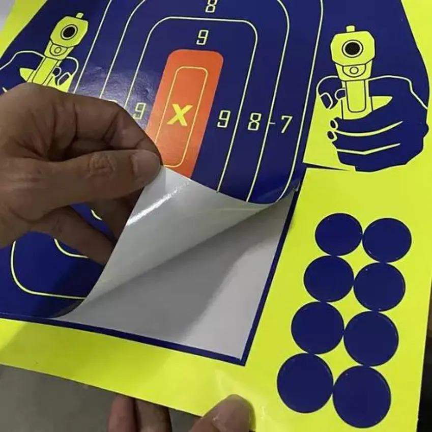 Diana Target Adhesivo Tiro Silueta Humano Airsoft Tiro 7
