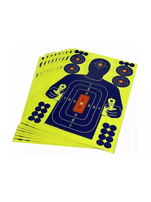 Diana Target Adhesivo Tiro Silueta Humano Airsoft Tiro