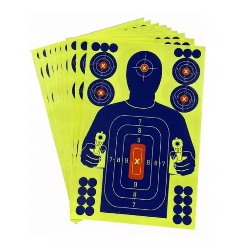 Diana Target Adhesivo Tiro Silueta Humano Airsoft Tiro 3