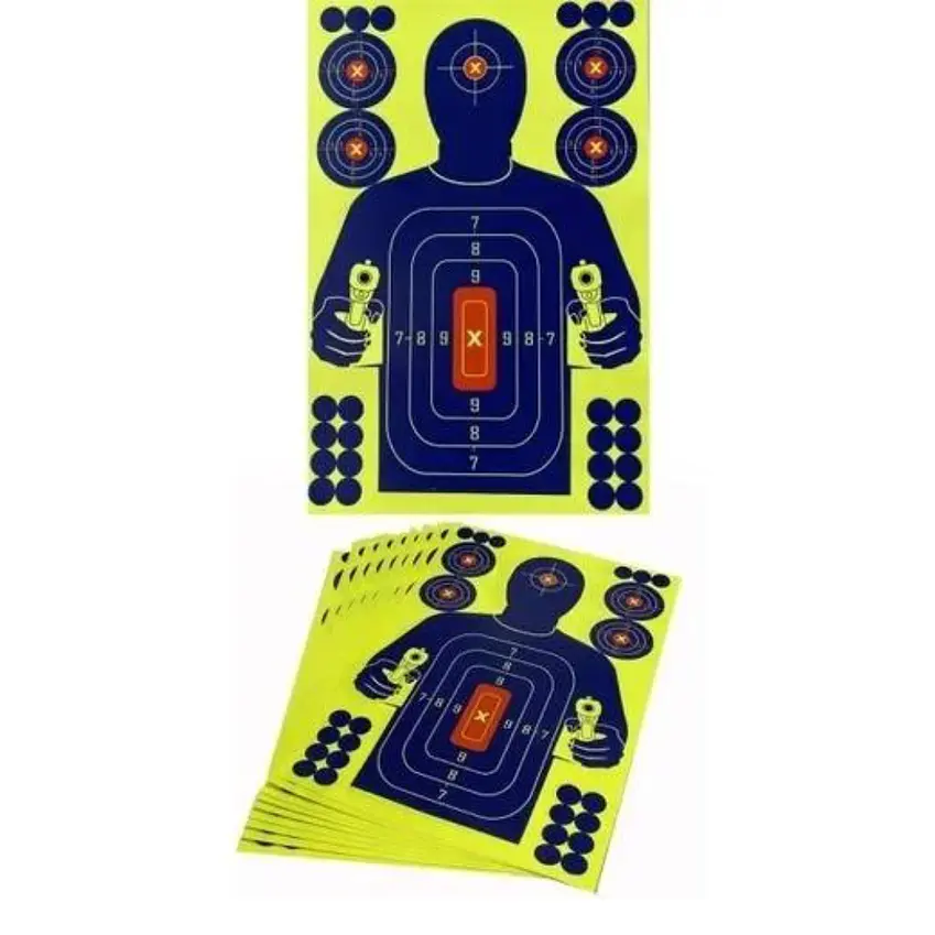 Diana Target Adhesivo Tiro Silueta Humano Airsoft Tiro 4
