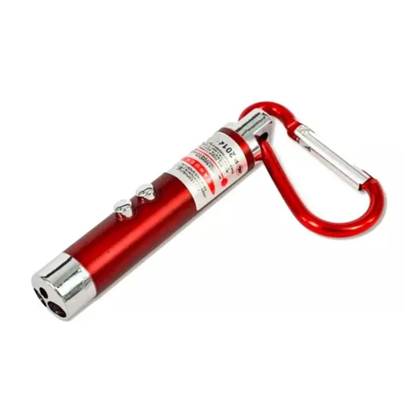 Llavero Puntero Laser Rojo  Unidad /5 Puntas Intercambiables  4