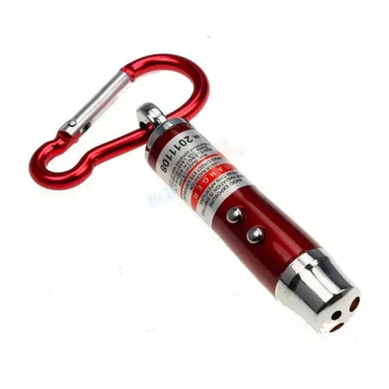 Llavero Puntero Laser Rojo  Unidad /5 Puntas Intercambiables  10