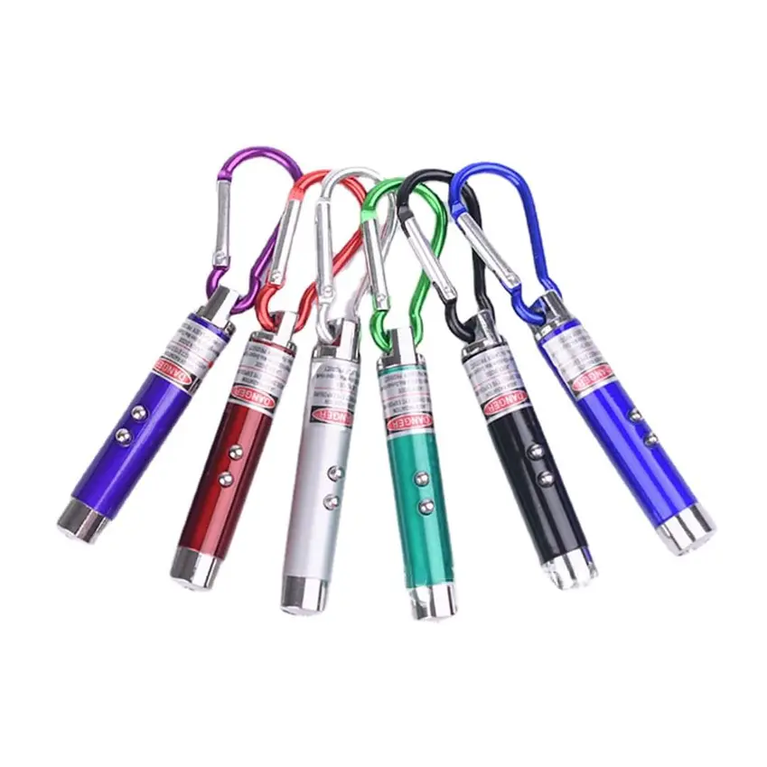 Llavero Puntero Laser Rojo  Unidad /5 Puntas Intercambiables  1
