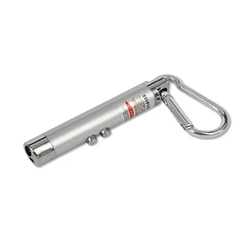 Llavero Puntero Laser Rojo  Unidad /5 Puntas Intercambiables  12