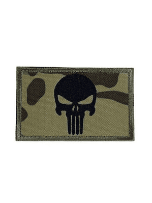 Parche Camuflaje Uniforme Tactico Bandera Punisher Chile