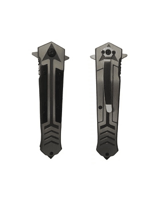 Navaja Corta Pluma Semi Automático - Clip Horizontal 23 Cm