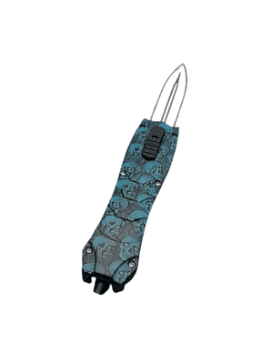 Puñal Cuchillo Navaja Automatica Retractil Horizontal 21 cm