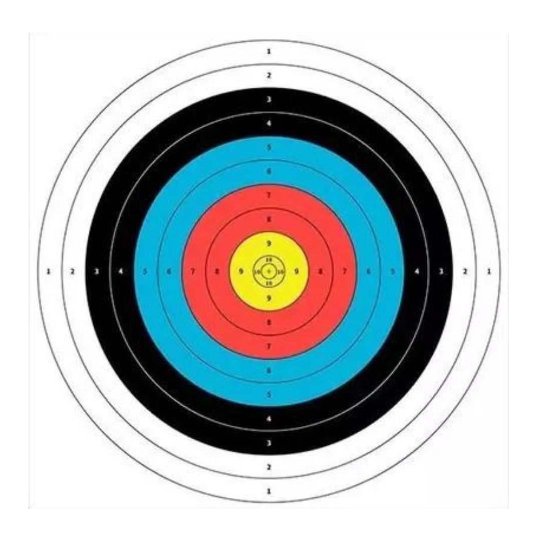 Objetivo De Papel De Tiro Con Arco | Tiro Al Blanco De, image size:1080x1080