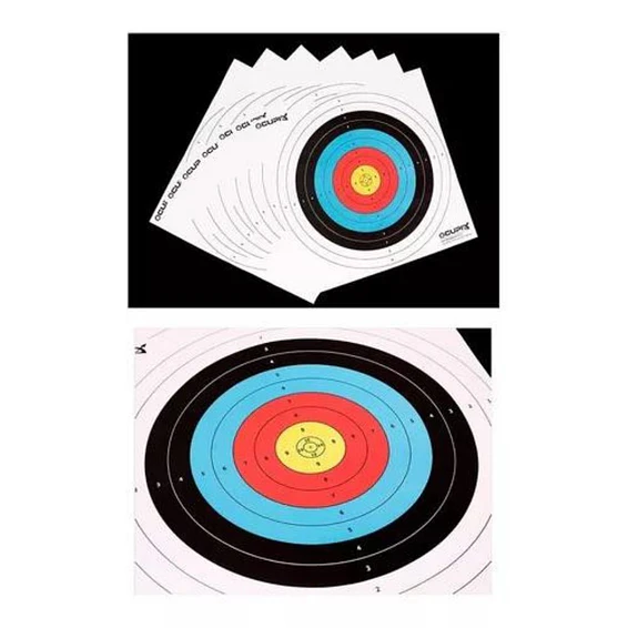 TARGET PAPEL DE TIRO AL BLANCO 60 CM X 60 CM  3