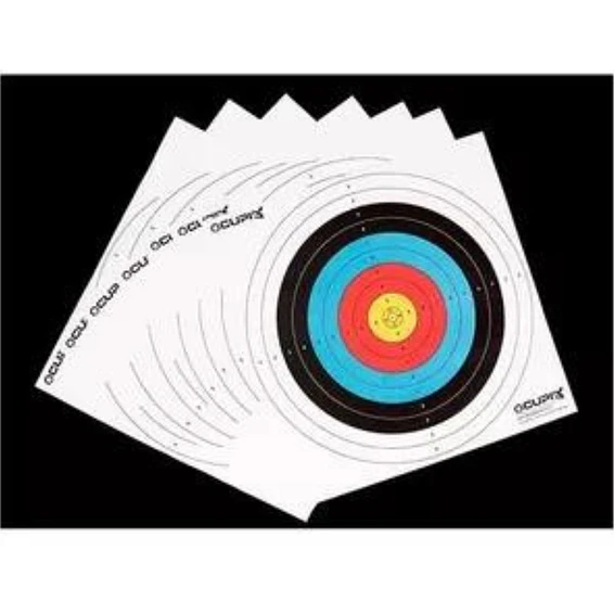 TARGET PAPEL DE TIRO AL BLANCO 60 CM X 60 CM  4