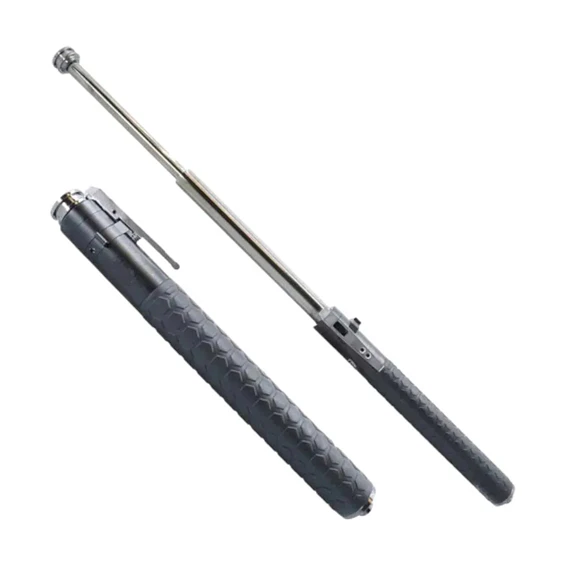 Baston Automatico Defensa Personal Rompe Vidrios Expandable Steel Stick 1