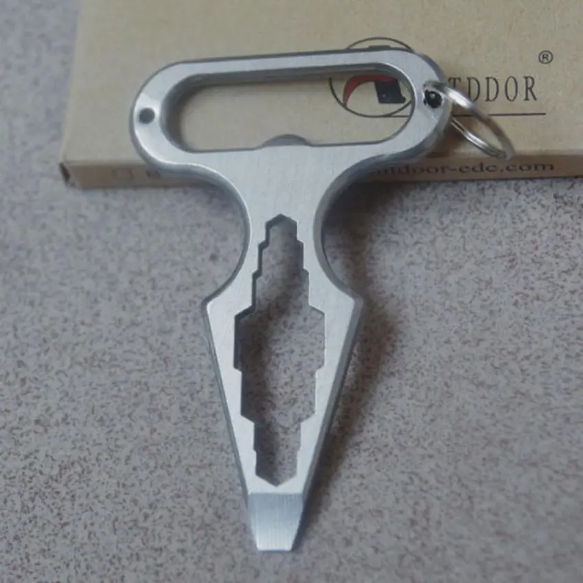 Llavero Hexagonal Supervivencia Edc  Defensa Personal De Punta  7
