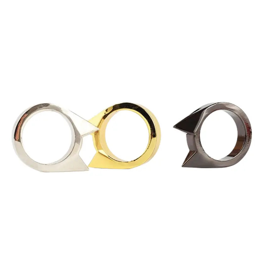 ANILLO DEFENSA PERSONAL TIPO MANOPLA DESTAPADOR METAL GATO 5