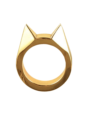 ANILLO DEFENSA PERSONAL TIPO MANOPLA DESTAPADOR METAL GATO