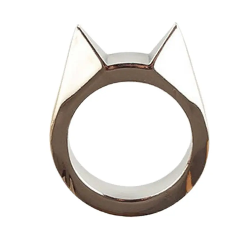 ANILLO DEFENSA PERSONAL TIPO MANOPLA DESTAPADOR METAL GATO 2