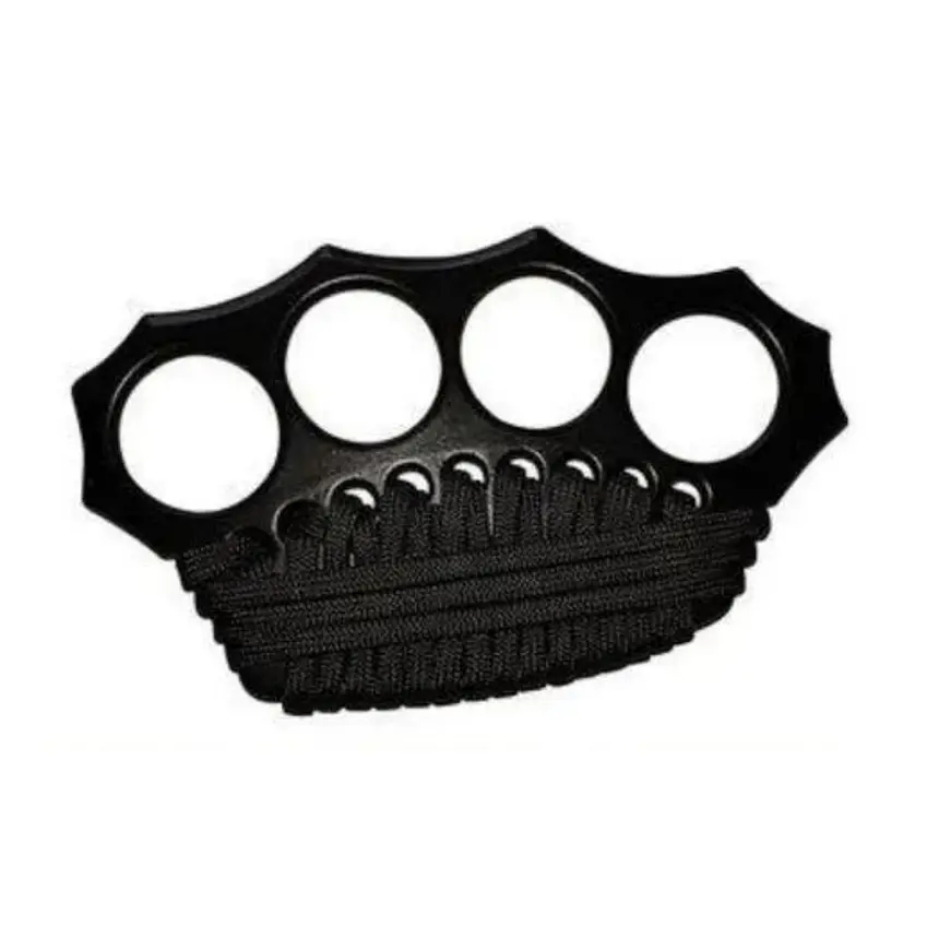 Manopla Acero Defensa Persona + Cuerda Paracord 3