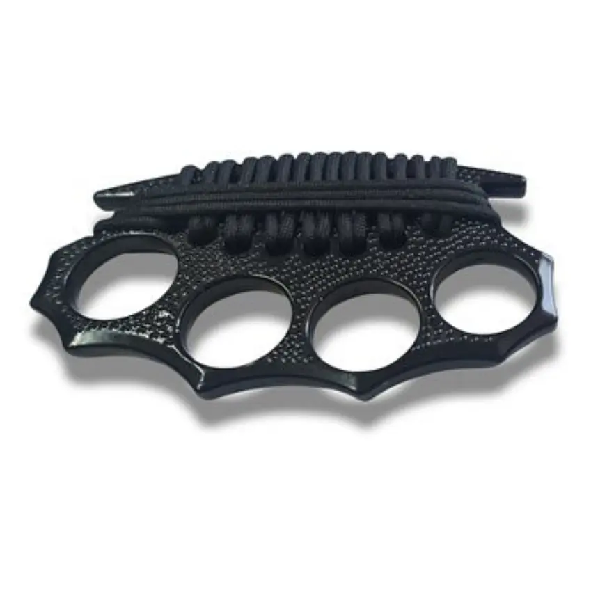 Manopla Acero Defensa Persona + Cuerda Paracord 5