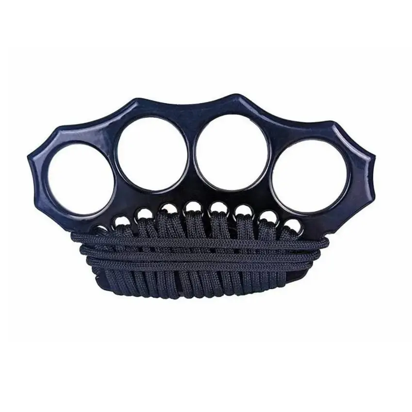 Manopla Acero Defensa Persona + Cuerda Paracord 6